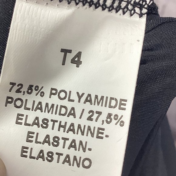 Indies France Black Sleeveless Gathered Midi Dress NWT 10 - Picture 13 of 14